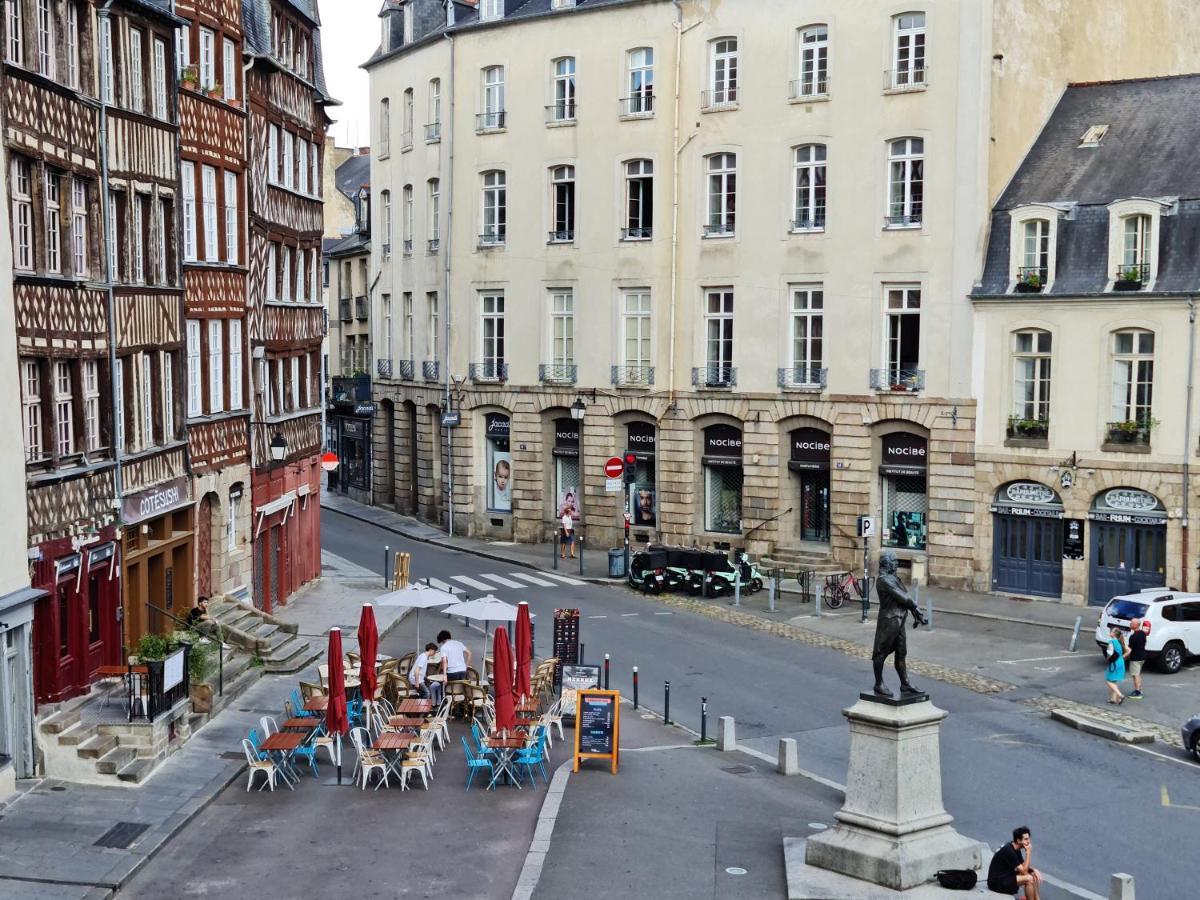 L'ESKALE - appartement cosy dans le vieux centre Rennes Extérieur photo