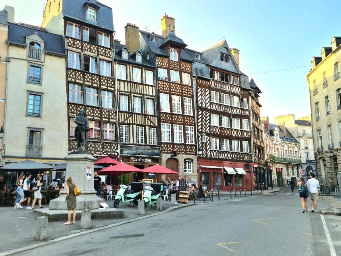 L'ESKALE - appartement cosy dans le vieux centre Rennes Extérieur photo